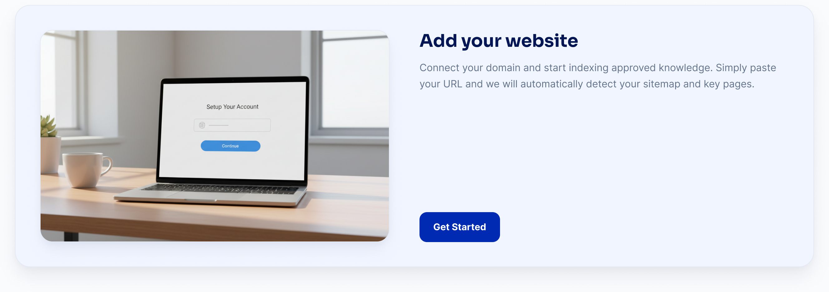 Add your website